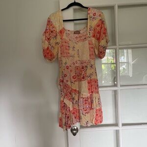 JessaKae Square-neck, Puff-sleeve Dress